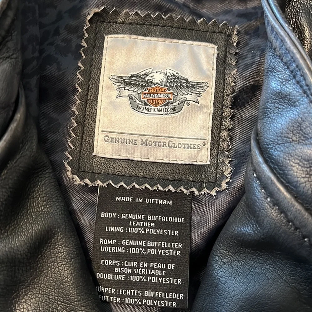 Women’s Harley Davidson Leather Riding jacket - Picture 2 of 7
